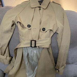 Stylish Tan Trench Coat